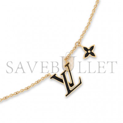 LOUIS VUITTON LV ICONIC ENAMEL NECKLACE M02147